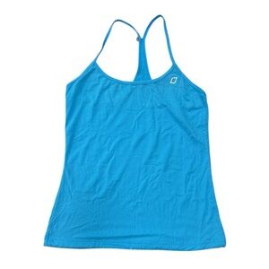 Lorna Jane Blue Racerback Tank Top